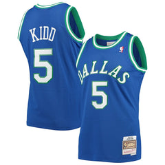 Mitchell & Ness - Jason Kidd Dallas Mavericks 1994/95 Hardwood Classics Swingman Jersey - Blue