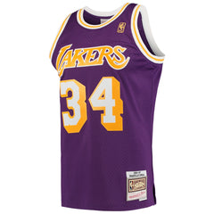 Mitchell & Ness - Shaquille O'Neal Los Angeles Lakers Hardwood Classics Swingman Jersey - Purple