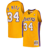 Mitchell & Ness - Shaquille O'Neal Los Angeles Lakers Hardwood Classics Swingman Jersey - Gold