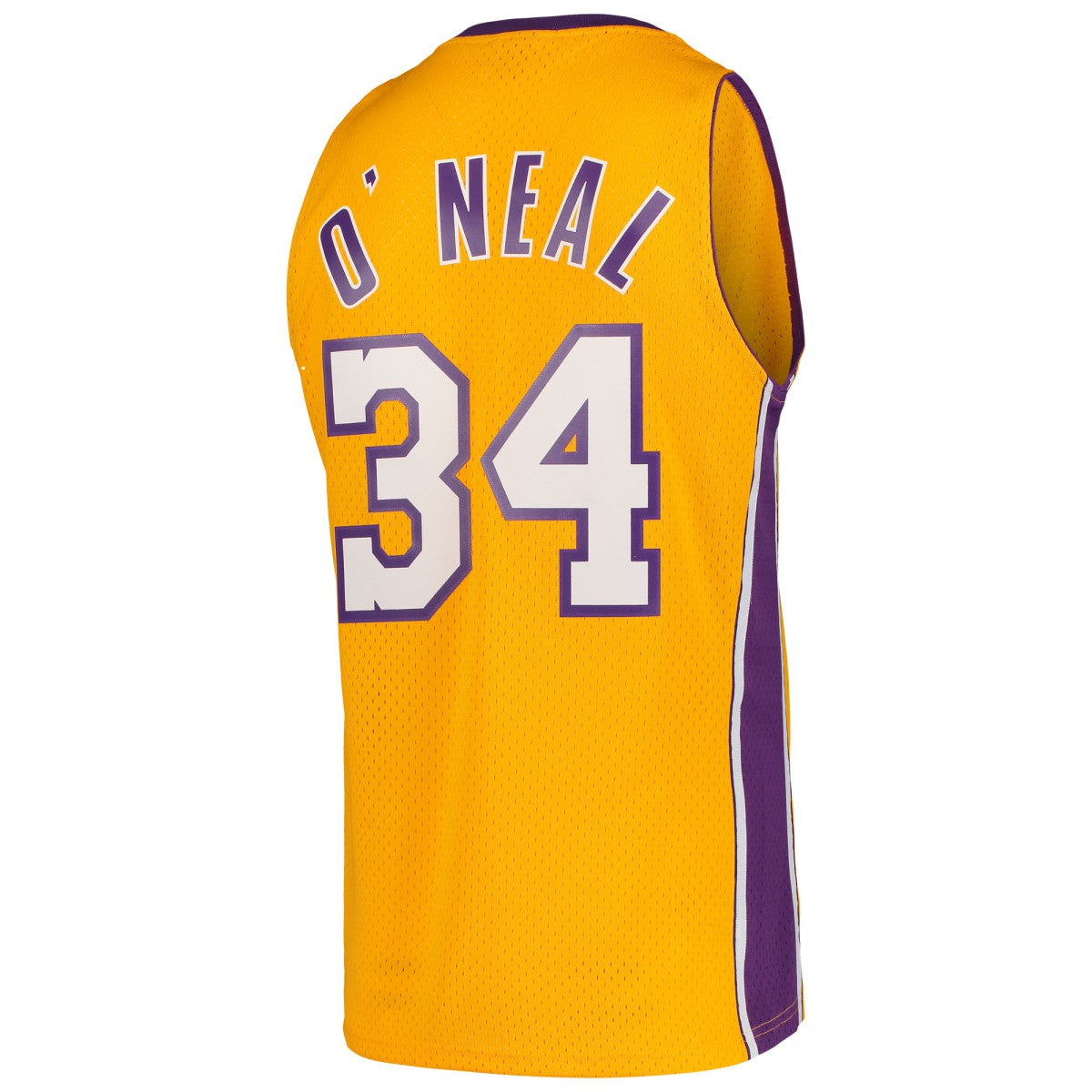 Shaquille O'Neal Los Angeles Lakers Hardwood Classics Swingman Jersey - Gold | NBA Jerseys
