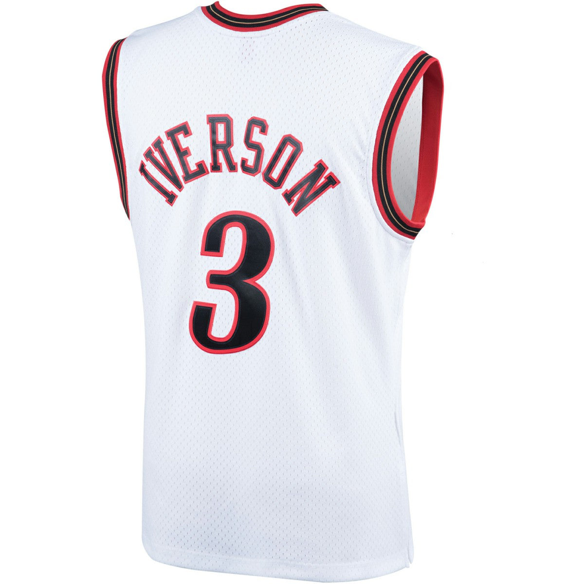 Allen Iverson Philadelphia 76ers Hardwood Classics Swingman Jersey - White | NBA Jerseys