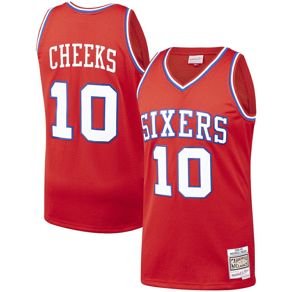 Mitchell & Ness - Maurice Cheeks Philadelphia 76ers Hardwood Classics Swingman Jersey - Red