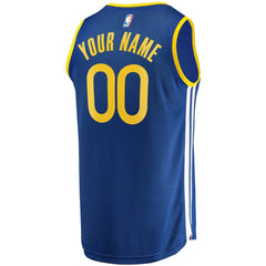 Fanatics - Golden State Warriors Fast Break Custom Replica Jersey Royal - Icon Edition