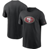 San Francisco 49ers Primetime Logo Essential T-Shirt Black - Nike