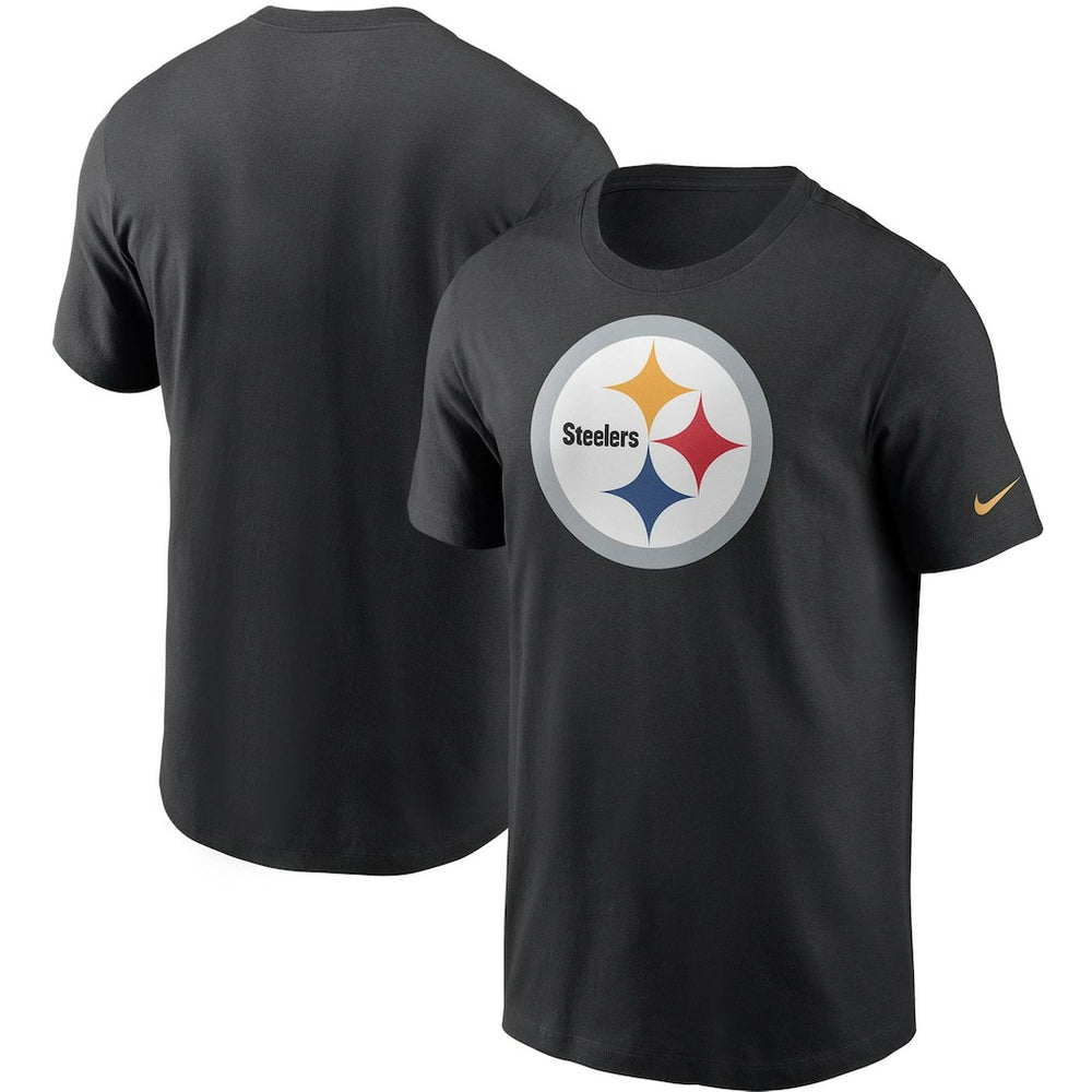 Pittsburgh Steelers Primetime Logo Essential T-Shirt Black - Nike