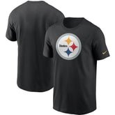 Pittsburgh Steelers Primetime Logo Essential T-Shirt Black - Nike