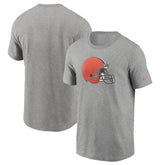 Cleveland Browns Primetime Logo Essential T-Shirt Heather Gray - Nike