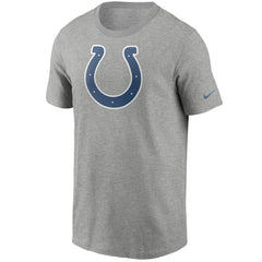 Indianapolis Colts Primetime Logo Essential T-Shirt Heather Gray - Nike