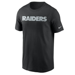 Las Vegas Raiders Team Wordmark T-Shirt Black - Nike