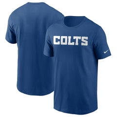 Indianapolis Colts Team Wordmark T-Shirt Royal - Nike