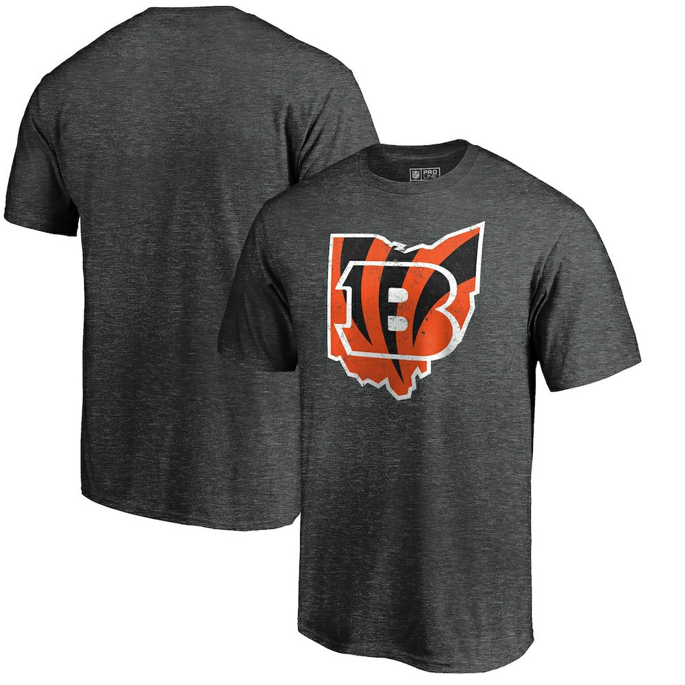 Cincinnati Bengals Hometown Refresh T-Shirt Heathered Gray - NFL