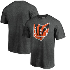 Cincinnati Bengals Hometown Refresh T-Shirt Heathered Gray - NFL