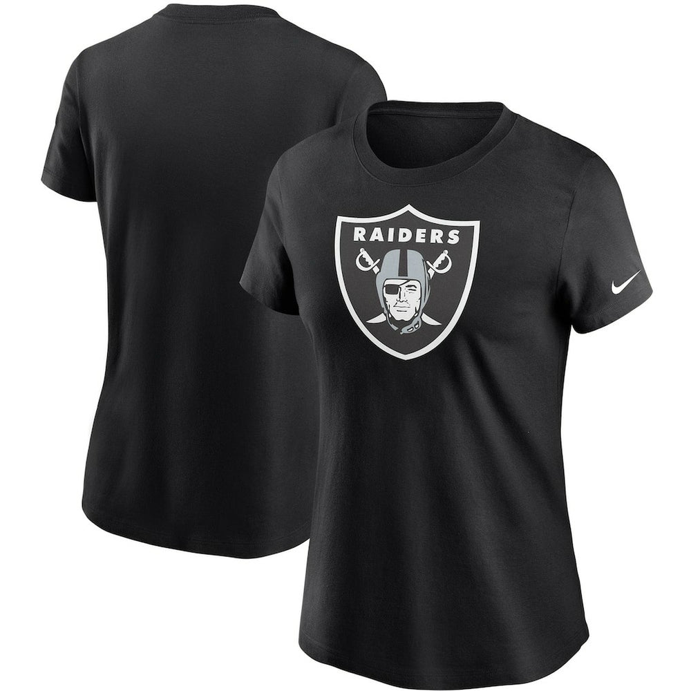 Las Vegas Raiders Women's Logo Essential T-Shirt Black - Nike