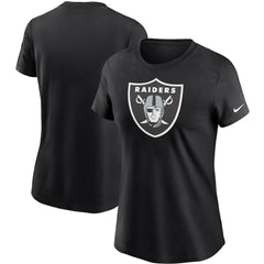 Las Vegas Raiders Women's Logo Essential T-Shirt Black - Nike