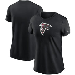 Atlanta Falcons Women's Logo Essential T-Shirt Black - Nike