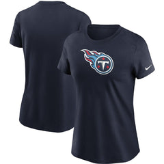 Tennessee Titans Women's Logo Essential T-Shirt Navy - Nike