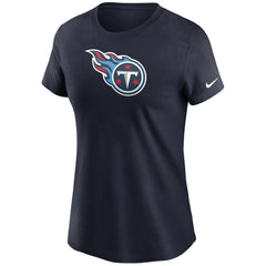Tennessee Titans Women's Logo Essential T-Shirt Navy - Nike