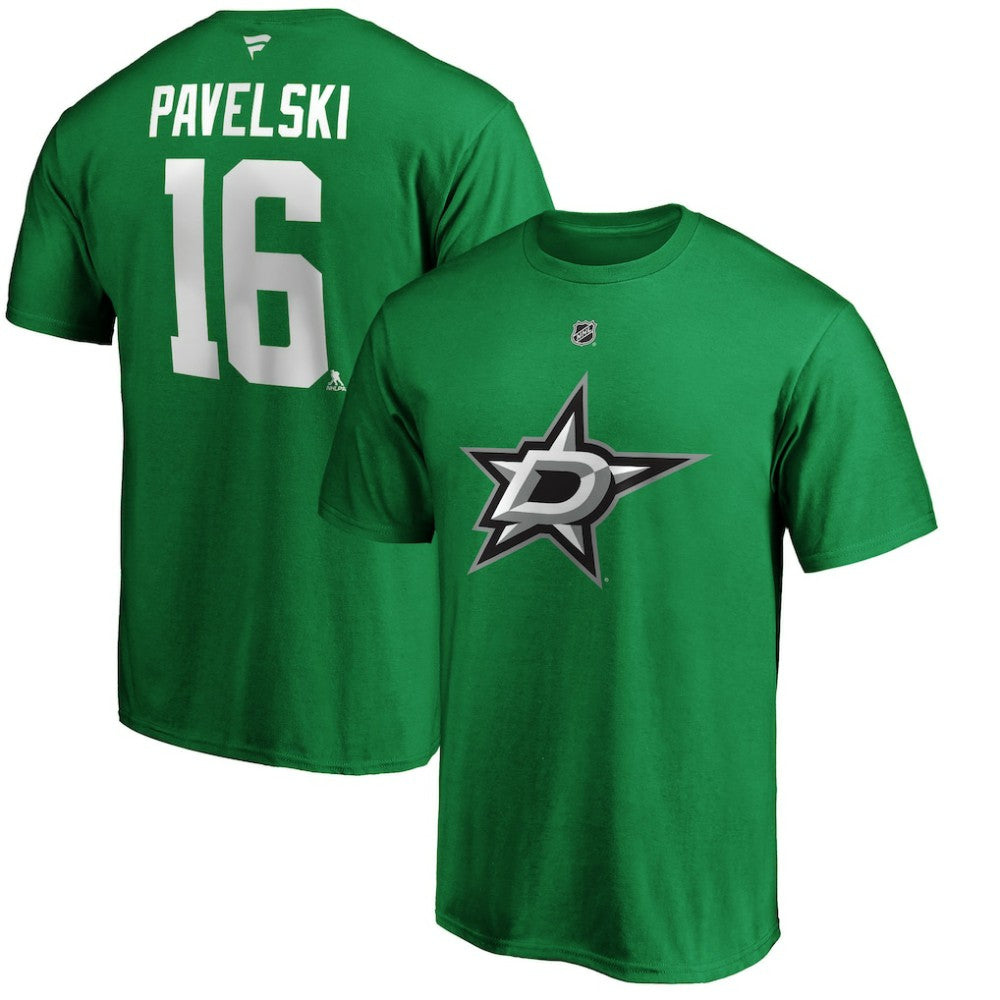 Joe Pavelski Dallas Stars - Fanatics Authentic Stack Player Name & Number T-Shirt Kelly Green