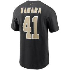 Alvin Kamara New Orleans Saints Name & Number T-Shirt Black - Nike