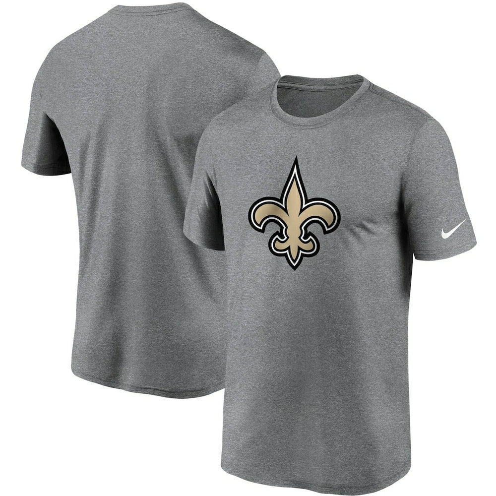 New Orleans Saints Logo Essential Legend Performance T-Shirt Heathered Charcoal - Nike