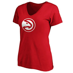 NBA - Trae Young Atlanta Hawks Women's Playmaker Name & Number V-Neck T-Shirt - Red