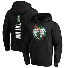 NBA - Jayson Tatum Boston Celtics Playmaker Name & Number Pullover Hoodie - Black