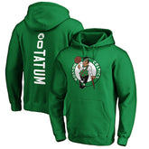 NBA - Jayson Tatum Boston Celtics Playmaker Name & Number Pullover Hoodie - Kelly Green
