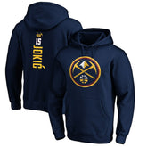 NBA - Nikola Jokic Denver Nuggets Playmaker Name & Number Pullover Hoodie - Navy