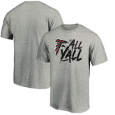 Atlanta Falcons Falcons vs. All Y'all T-Shirt Heather Gray - NFL