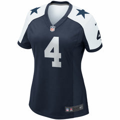 Dak Prescott Dallas Cowboys Women's Alternate Game Team Jersey Navy - Nike