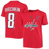Alexander Ovechkin Washington Capitals Youth Player Name & Number T-Shirt Red