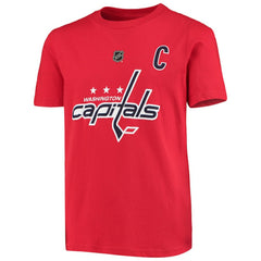 Alexander Ovechkin Washington Capitals Youth Player Name & Number T-Shirt Red