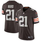 Denzel Ward Cleveland Browns Vapor Limited Jersey Brown - Nike