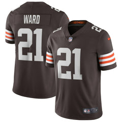 Denzel Ward Cleveland Browns Vapor Limited Jersey Brown - Nike