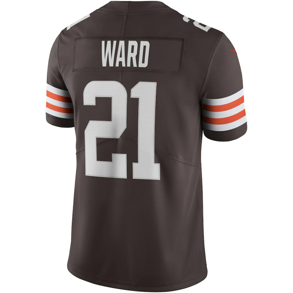Denzel Ward Cleveland Browns Vapor Limited Jersey - Brown | NFL Jerseys