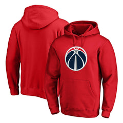 Fanatics - Washington Wizards Icon Primary Logo Fitted Pullover Hoodie - Red