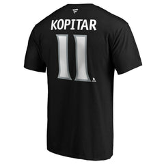 Anze Kopitar Los Angeles Kings - Fanatics Authentic Stack Player Name & Number T-Shirt Black