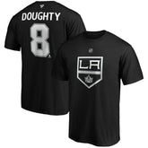 Drew Doughty Los Angeles Kings - Fanatics Authentic Stack Name & Number Team T-Shirt Black
