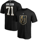 William Karlsson Vegas Golden Knights Fanatics Authentic Stack Player Name & Number T-Shirt Black