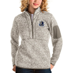 NBA - Dallas Mavericks Antigua Women's Fortune Quarter-Zip Pullover Jacket - Natural