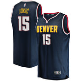 Fanatics - Nikola Jokic Denver Nuggets Fast Break Player Jersey - Icon Editi- Navy
