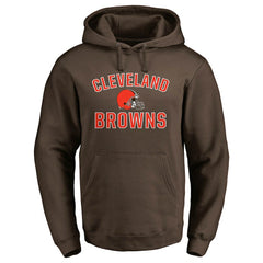 Cleveland Browns Victory Arch Team Fitted Pullover Hoodie Brown - Fanatics