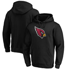 Arizona Cardinals Primary Logo Fitted Pullover Hoodie Black - Fanatics
