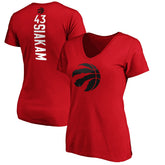 Fanatics - Pascal Siakam Toronto Raptors Women's Playmaker Name & Number T-Shirt - Red