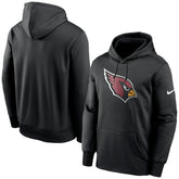 Arizona Cardinals Fan Gear Primary Logo Therma Performance Pullover Hoodie Black - Nike