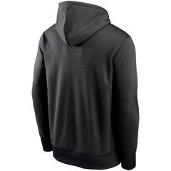 Arizona Cardinals Fan Gear Primary Logo Therma Performance Pullover Hoodie Black - Nike