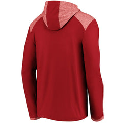Arizona Cardinals Iconic Marbled Clutch Hoodie Long Sleeve T-Shirt Cardinal - Fanatics