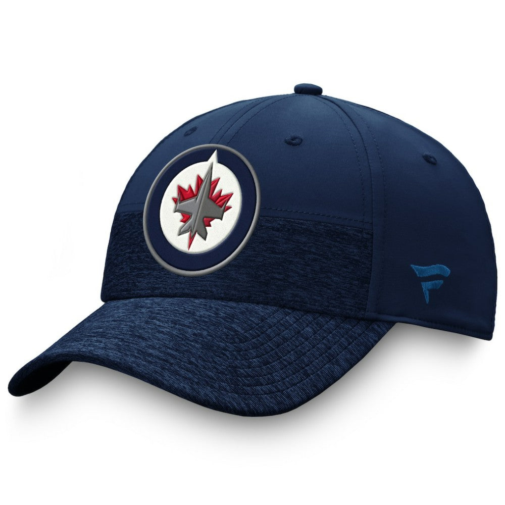 Winnipeg Jets - Fanatics Authentic Pro Locker Room 2-Tone Flex Hat Navy