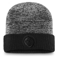 Winnipeg Jets - Fanatics Authentic Pro Travel & Training Cuffed Knit Hat Black