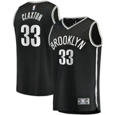 Fanatics - Nicolas Claxton Brooklyn Nets Fast Break Player Jersey - Icon Edition - Black